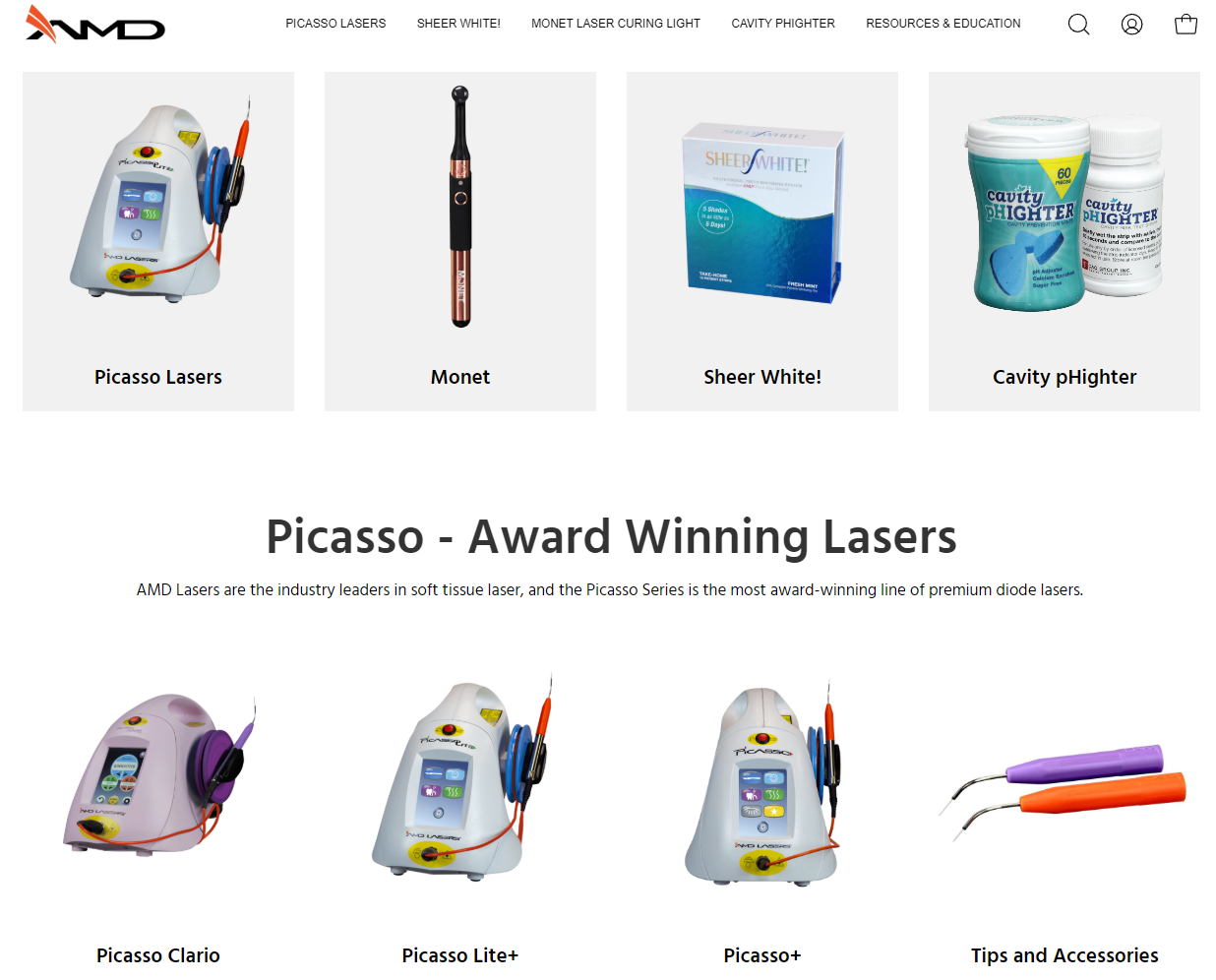 图源：AMD Lasers官网