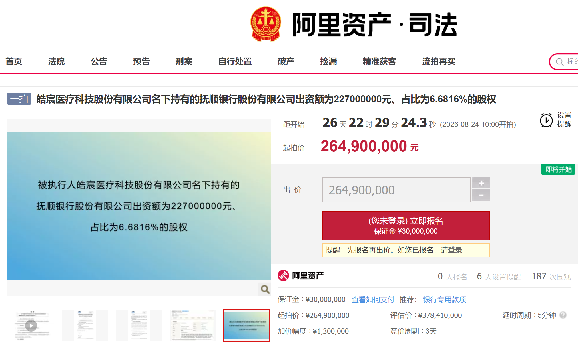 Source: Taobao Judicial Auction Platform