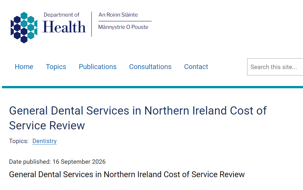 Source: Department of Health, Northern Ireland